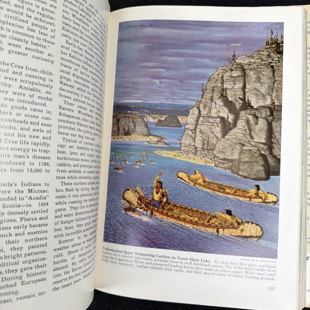 Indians‎ of The Americas National Geographic Color Illustrated Record 1965 HCDJ